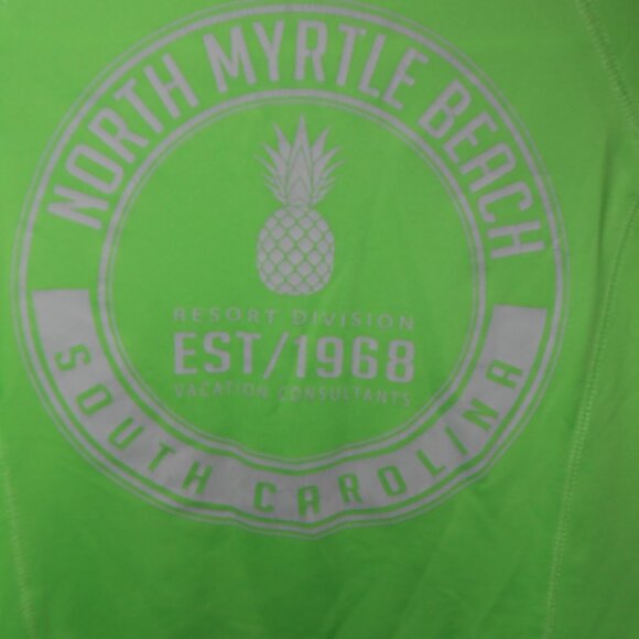 Spicy Tuna Ladies Lime Green Long Sleeve Swim UV Resistant Shirt-Size Small - Picture 3 of 5